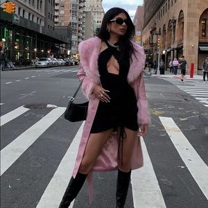 Princess Polly Alice Pink Penny Lane Jacket Pink NWOT